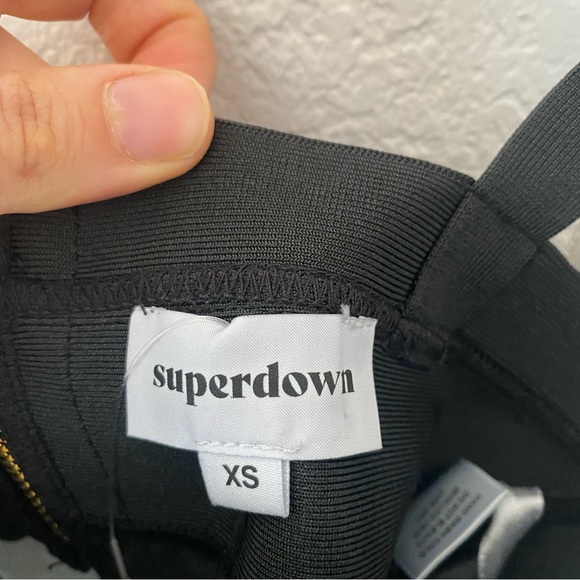 Superdown Emilia 2 Pc. Skirt Set, Size X-Small, Black - Picture 3 of 7